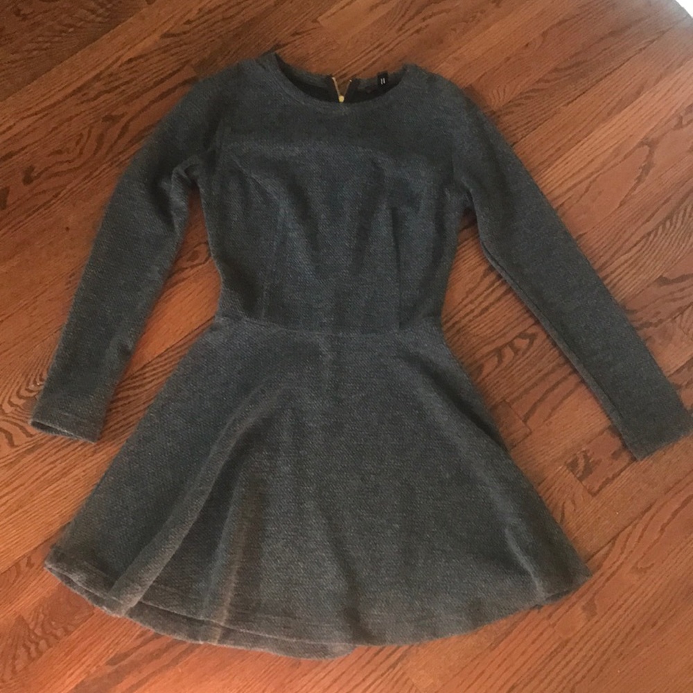 Grey aqua dress